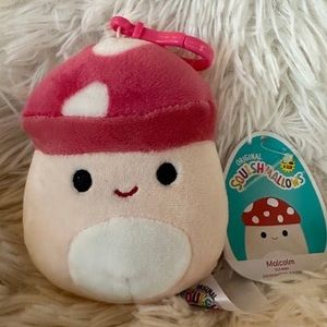 Fuzzy top Malcolm clip squishmallow